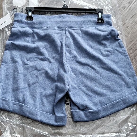 Tommy Hilfiger Sport Embroidered Logo Terry Cuff Shorts Blue - Picture 5 of 7